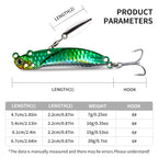 YE-352 VIB Lures – Vibration Metal Bait for Deep Water Fishing – Bulk
