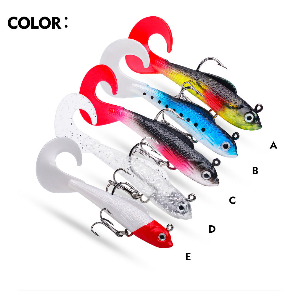 DW-6089 Jig Head Lures – Lead Head Jig with Soft Body – Bulk Order