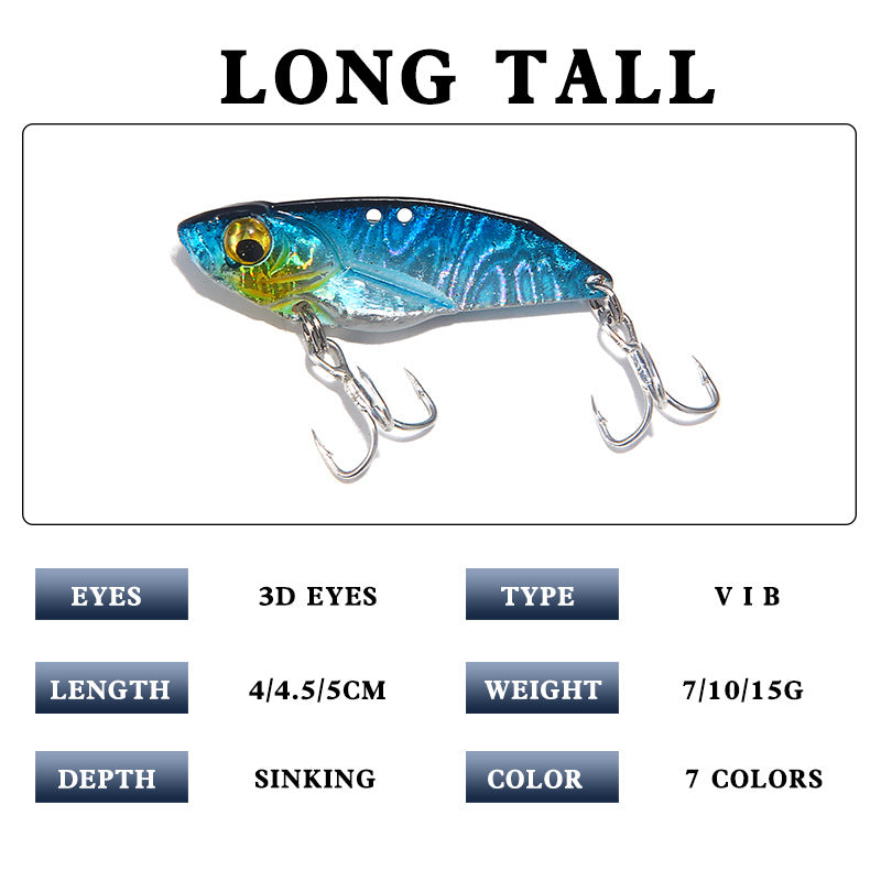XY-525 VIB Lures – Vibration Metal Bait for Deep Water Fishing – Bulk
