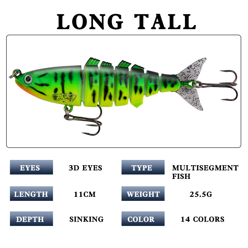 XY-376 Multi-Joint Lures – Swimbait with Realistic Movement – Bulk Wholesale