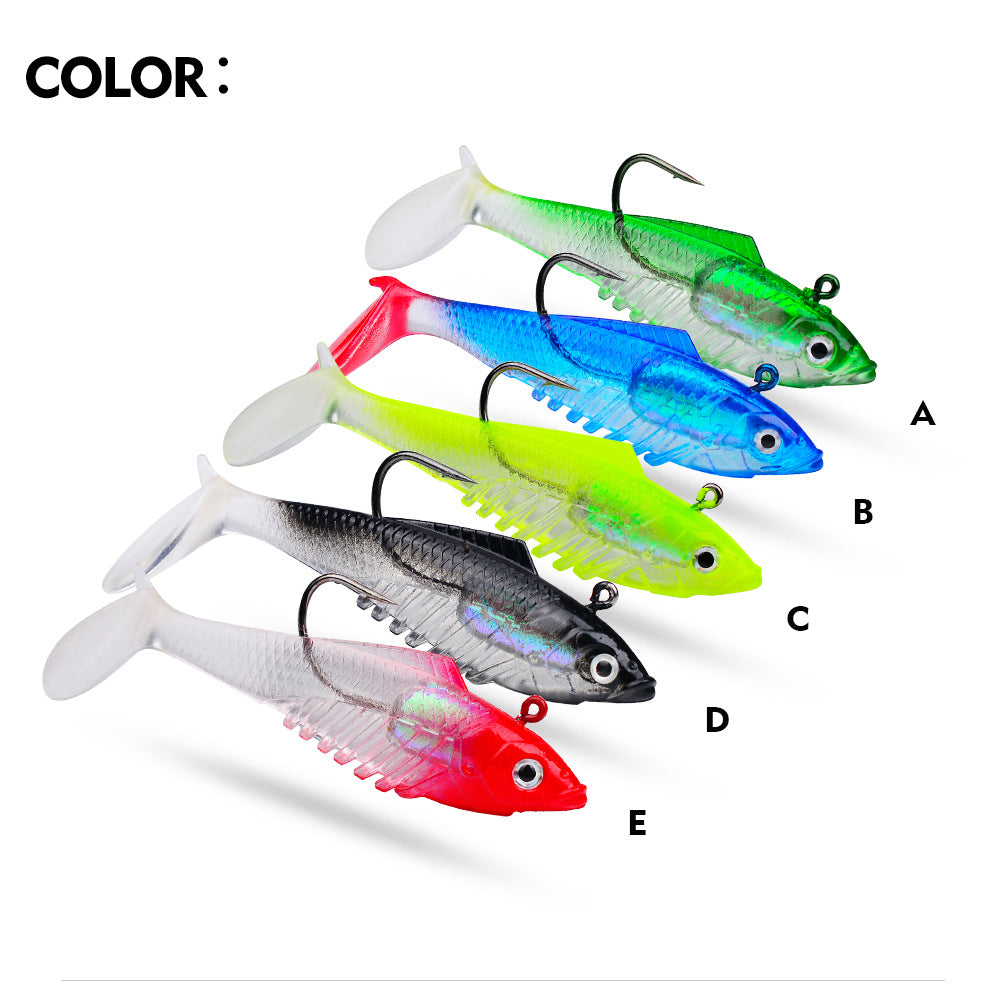 DW-6086 Jig Head Lures – Lead Head Jig with Soft Body – Bulk Order