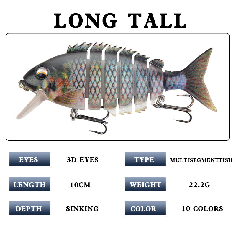 XY-41 Multi-Joint Lures – Swimbait with Realistic Movement – Bulk Wholesale