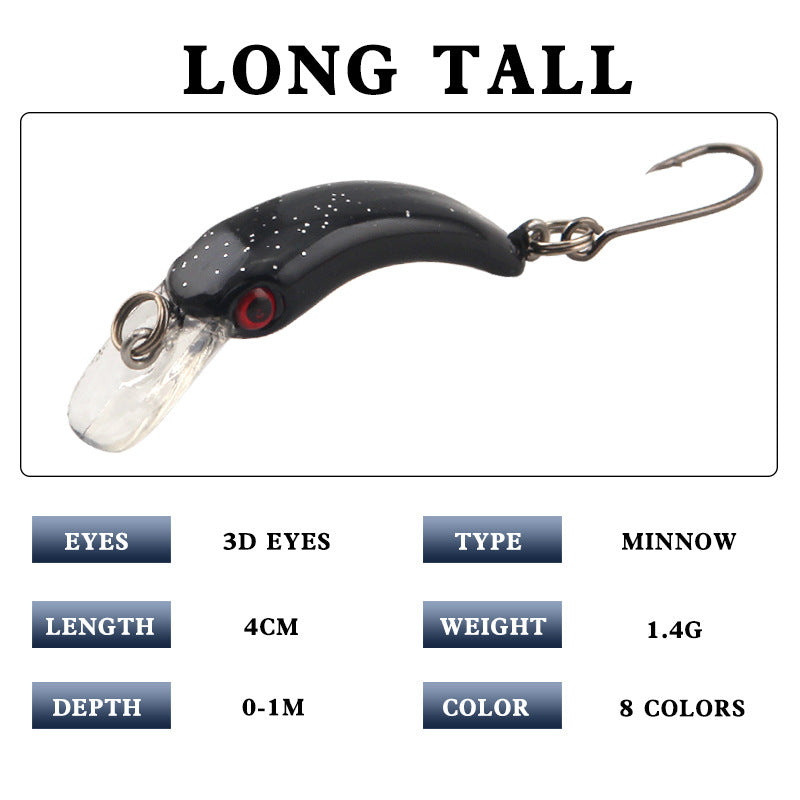 XY-83 Minnow Lures – Swimming Bait for Freshwater and Saltwater – Bulk