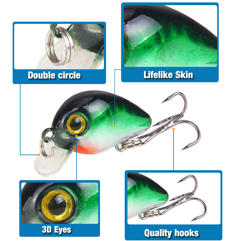 XY-205 Crank Lures – Hard Plastic Fishing Lure for Bass – Bulk Wholesale