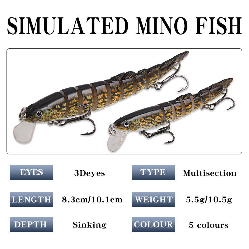 XY-602 Multi-Joint Lures – Swimbait with Realistic Movement – Bulk Wholesale