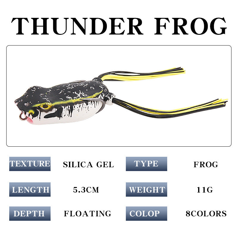 XY-461 Frog Lures – Topwater Frog Bait for Weeds and Lily Pads – Bulk