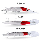 DW358 Minnow Lures – Swimming Bait for Freshwater and Saltwater – Bulk
