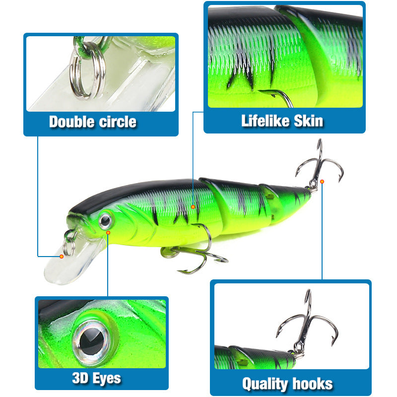 XY-248 Multi-Joint Lures – Swimbait with Realistic Movement – Bulk Wholesale