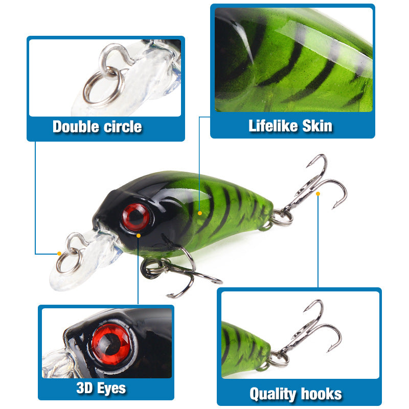 XY-50 Crank Lures – Hard Plastic Fishing Lure for Bass – Bulk Wholesale