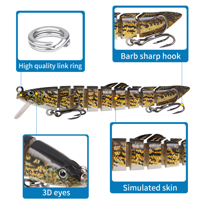 XY-602 Multi-Joint Lures – Swimbait with Realistic Movement – Bulk Wholesale