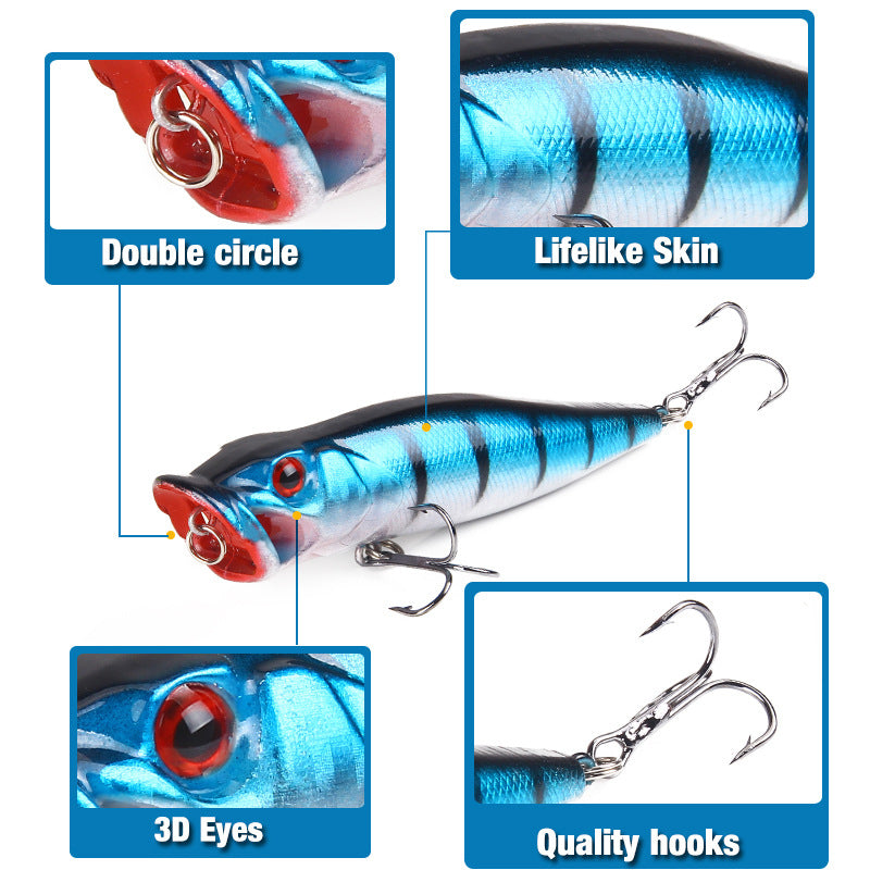 XY-20 Popper Lures – Surface Popping Bait for Explosive Strikes – Wholesale