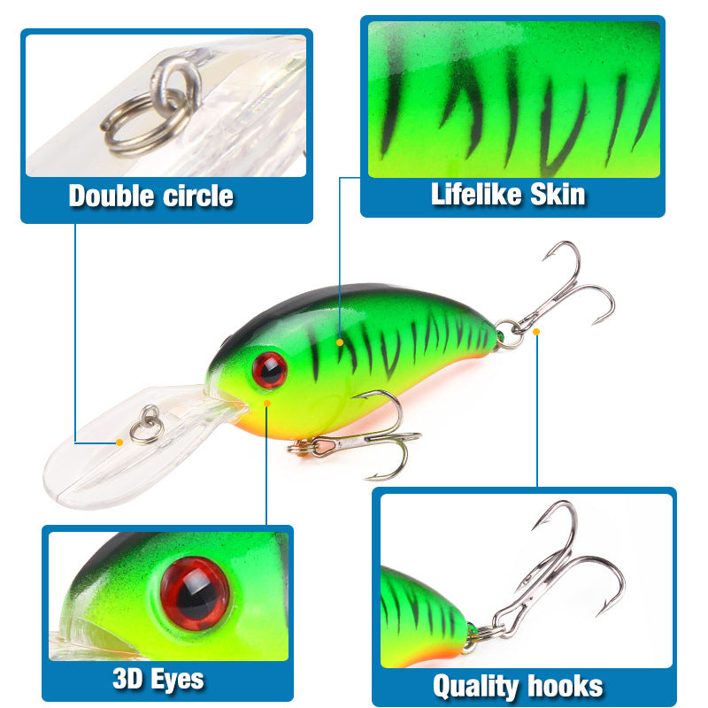 XY-195 Crank Lures – Hard Plastic Fishing Lure for Bass – Bulk Wholesale