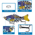 XY-40 Multi-Joint Lures – Swimbait with Realistic Movement – Bulk Wholesale