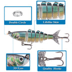 XY-376 Multi-Joint Lures – Swimbait with Realistic Movement – Bulk Wholesale