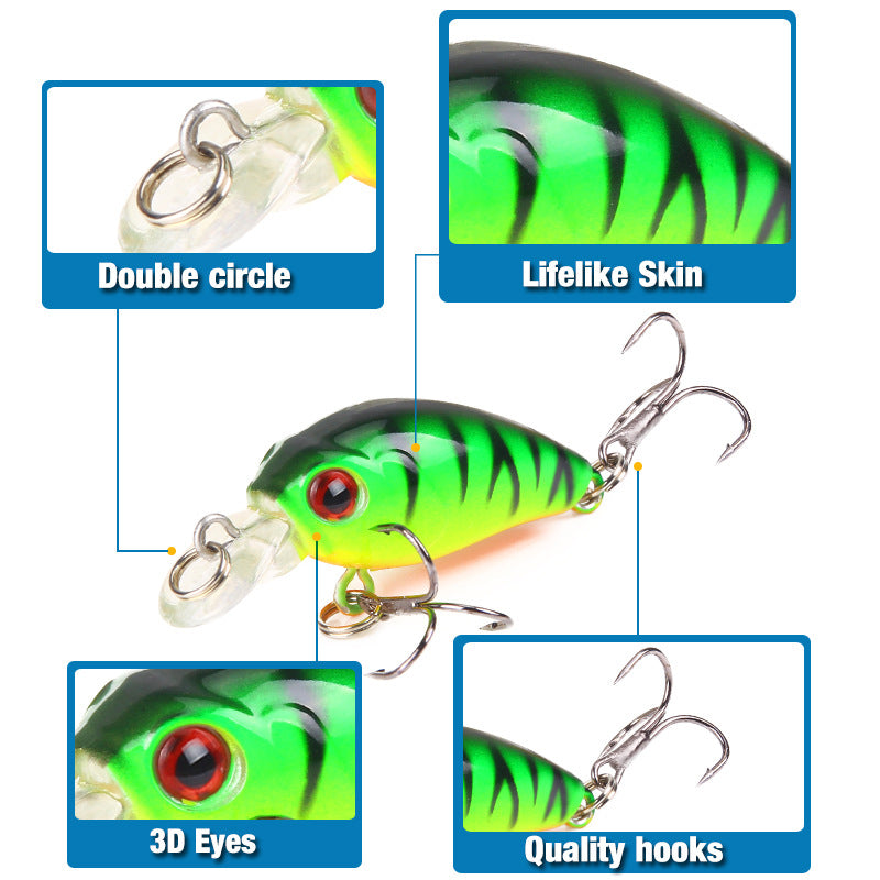 XY-209 Crank Lures – Hard Plastic Fishing Lure for Bass – Bulk Wholesale