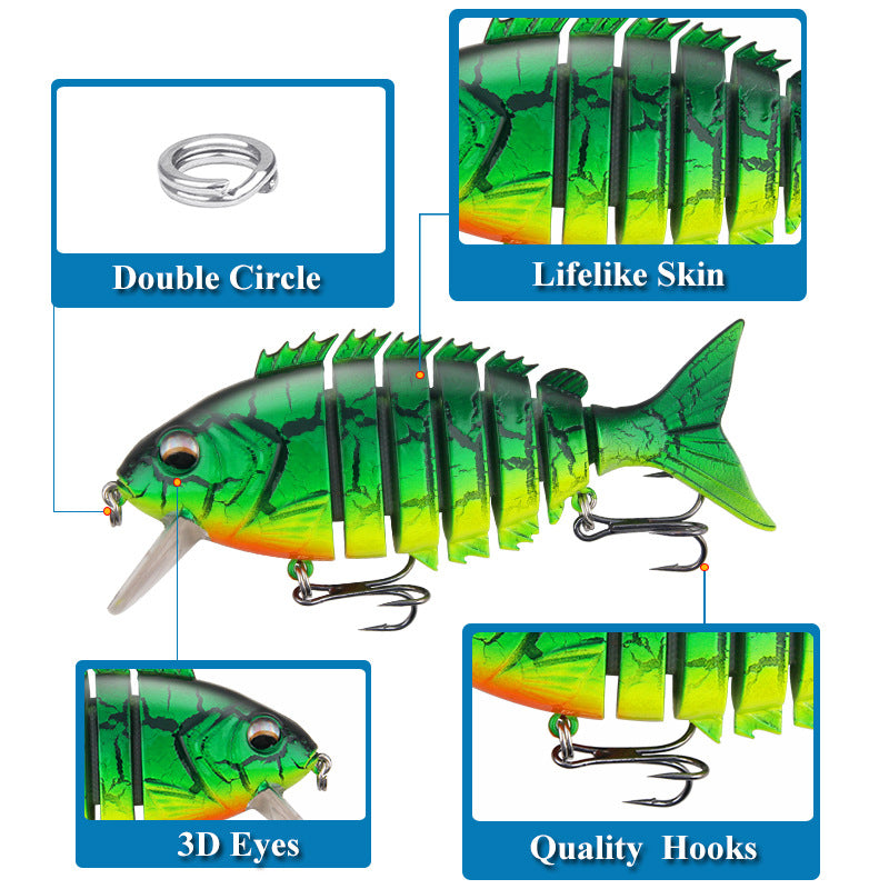XY-41 Multi-Joint Lures – Swimbait with Realistic Movement – Bulk Wholesale