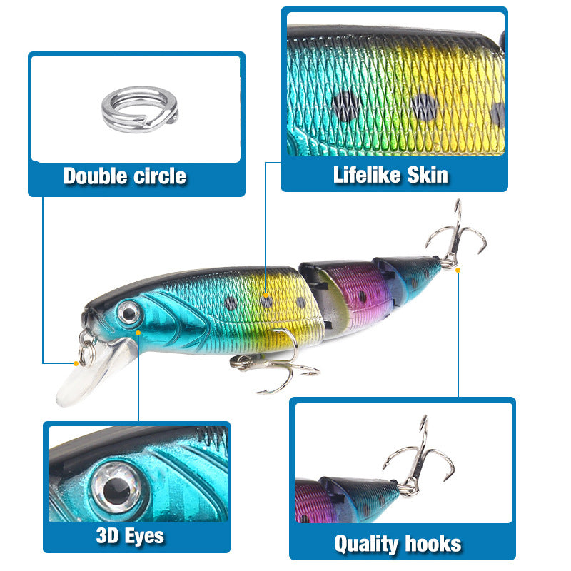 XY-51 Multi-Joint Lures – Swimbait with Realistic Movement – Bulk Wholesale