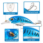 XY-143 Crank Lures – Hard Plastic Fishing Lure for Bass – Bulk Wholesale