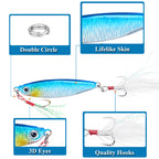 XY-558 Spinner and Spoon Lures – Flashy Metal Lures for Predator Fish – Wholesale