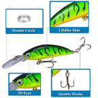 XY-58 Minnow Lures – Swimming Bait for Freshwater and Saltwater – Bulk