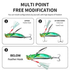 YE-352 VIB Lures – Vibration Metal Bait for Deep Water Fishing – Bulk