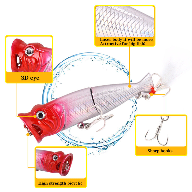 XY-3 Popper Lures – Surface Popping Bait for Explosive Strikes – Wholesale