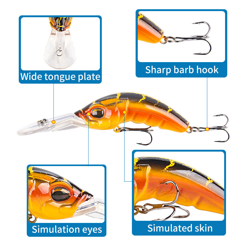 XY-130 Minnow Lures – Swimming Bait for Freshwater and Saltwater – Bulk