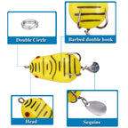 XY-11 Frog Lures – Topwater Frog Bait for Weeds and Lily Pads – Bulk