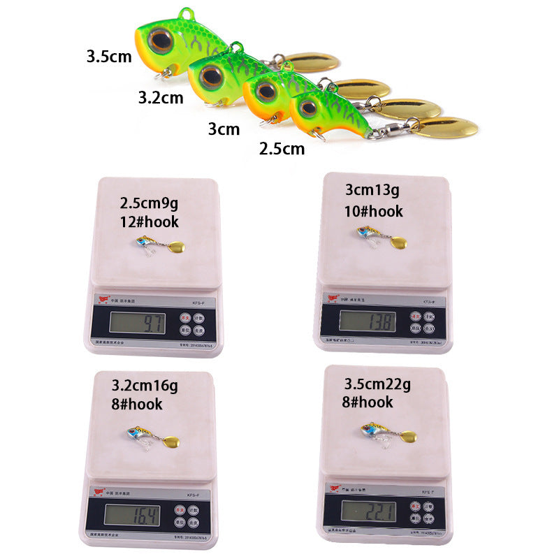 XY-540 VIB Lures – Vibration Metal Bait for Deep Water Fishing – Bulk