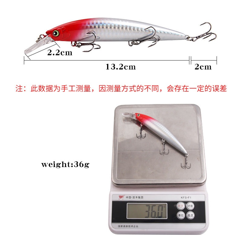 XY-601 Minnow Lures – Swimming Bait for Freshwater and Saltwater – Bulk