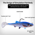 DW-6094 Jig Head Lures – Lead Head Jig with Soft Body – Bulk Order