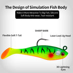 DW-6088 Jig Head Lures – Lead Head Jig with Soft Body – Bulk Order