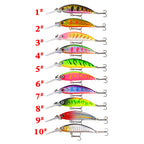XY-58 Minnow Lures – Swimming Bait for Freshwater and Saltwater – Bulk