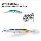 DW358 Minnow Lures – Swimming Bait for Freshwater and Saltwater – Bulk
