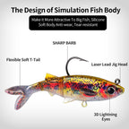 DW-6093 Jig Head Lures – Lead Head Jig with Soft Body – Bulk Order