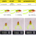 XY-552 Frog Lures – Topwater Frog Bait for Weeds and Lily Pads – Bulk