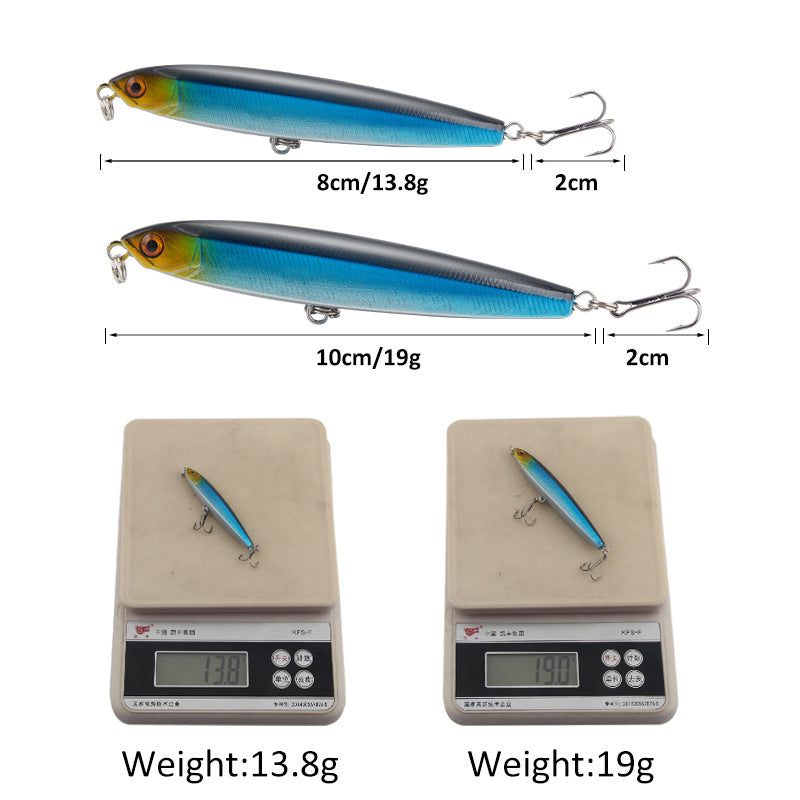 XY-252 Pencil Lures – Topwater Stick Bait for Surface Fishing – Wholesale