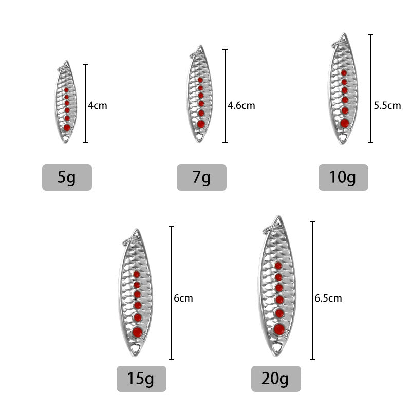 XY-287 Spinner and Spoon Lures – Flashy Metal Lures for Predator Fish – Wholesale