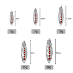 XY-287 Spinner and Spoon Lures – Flashy Metal Lures for Predator Fish – Wholesale