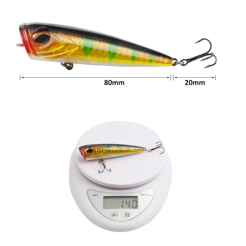 XY-214 Popper Lures – Surface Popping Bait for Explosive Strikes – Wholesale