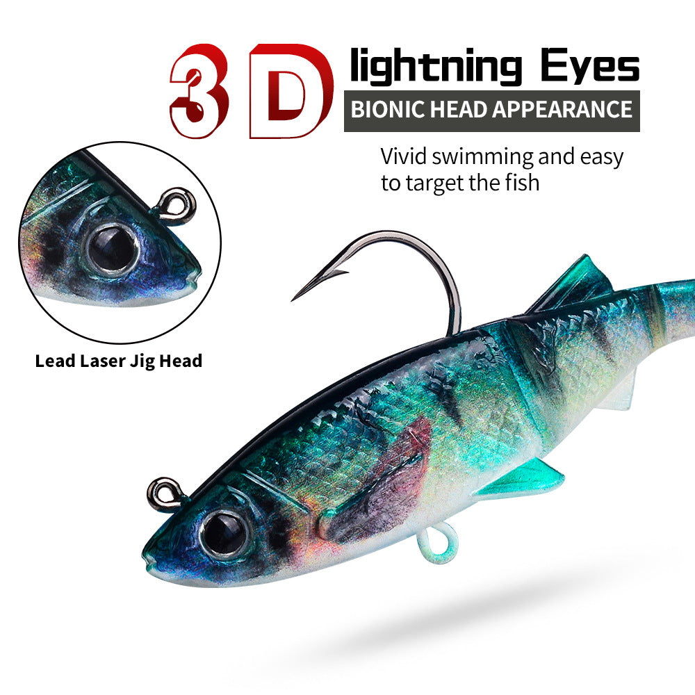DW-6093 Jig Head Lures – Lead Head Jig with Soft Body – Bulk Order