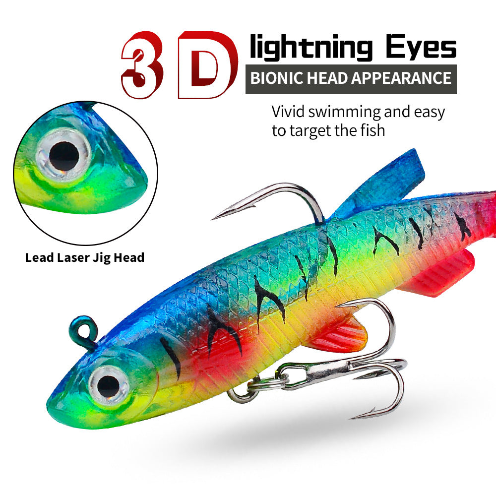 DW-6087 Jig Head Lures – Lead Head Jig with Soft Body – Bulk Order