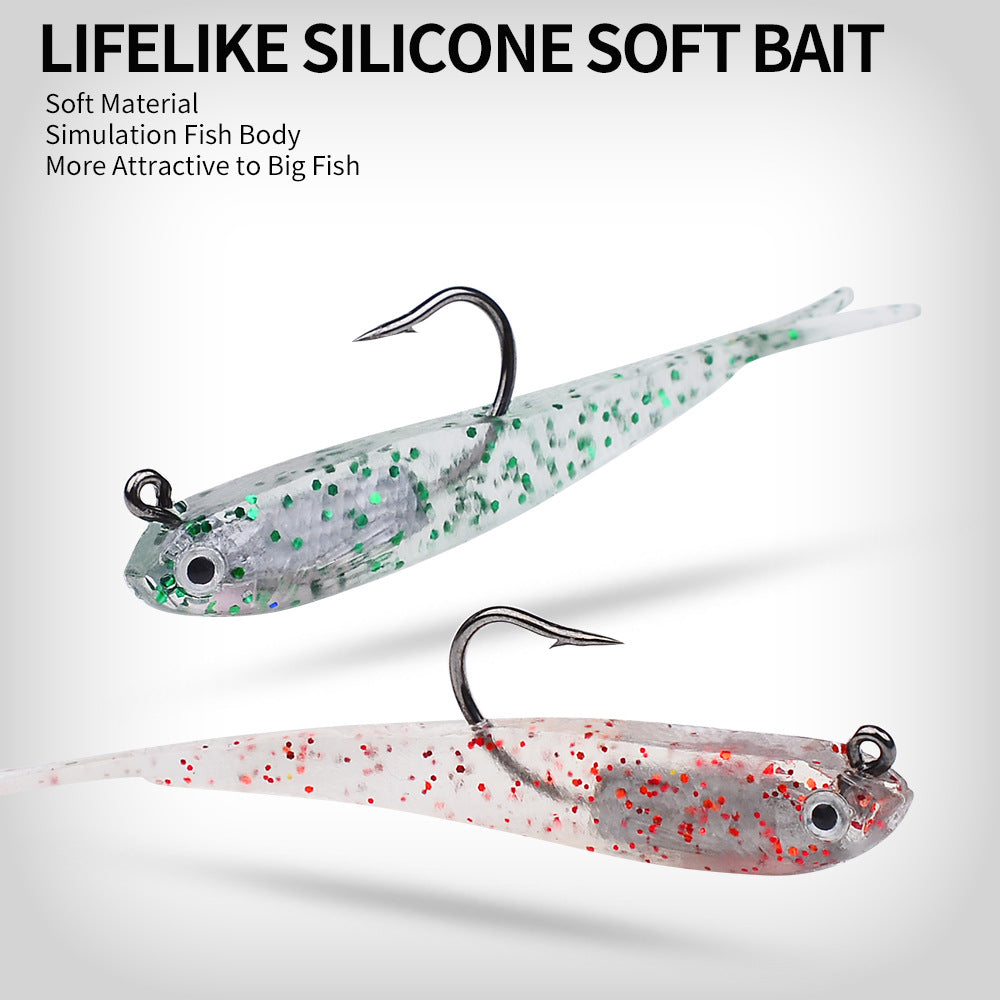 DW-6090 Jig Head Lures – Lead Head Jig with Soft Body – Bulk Order