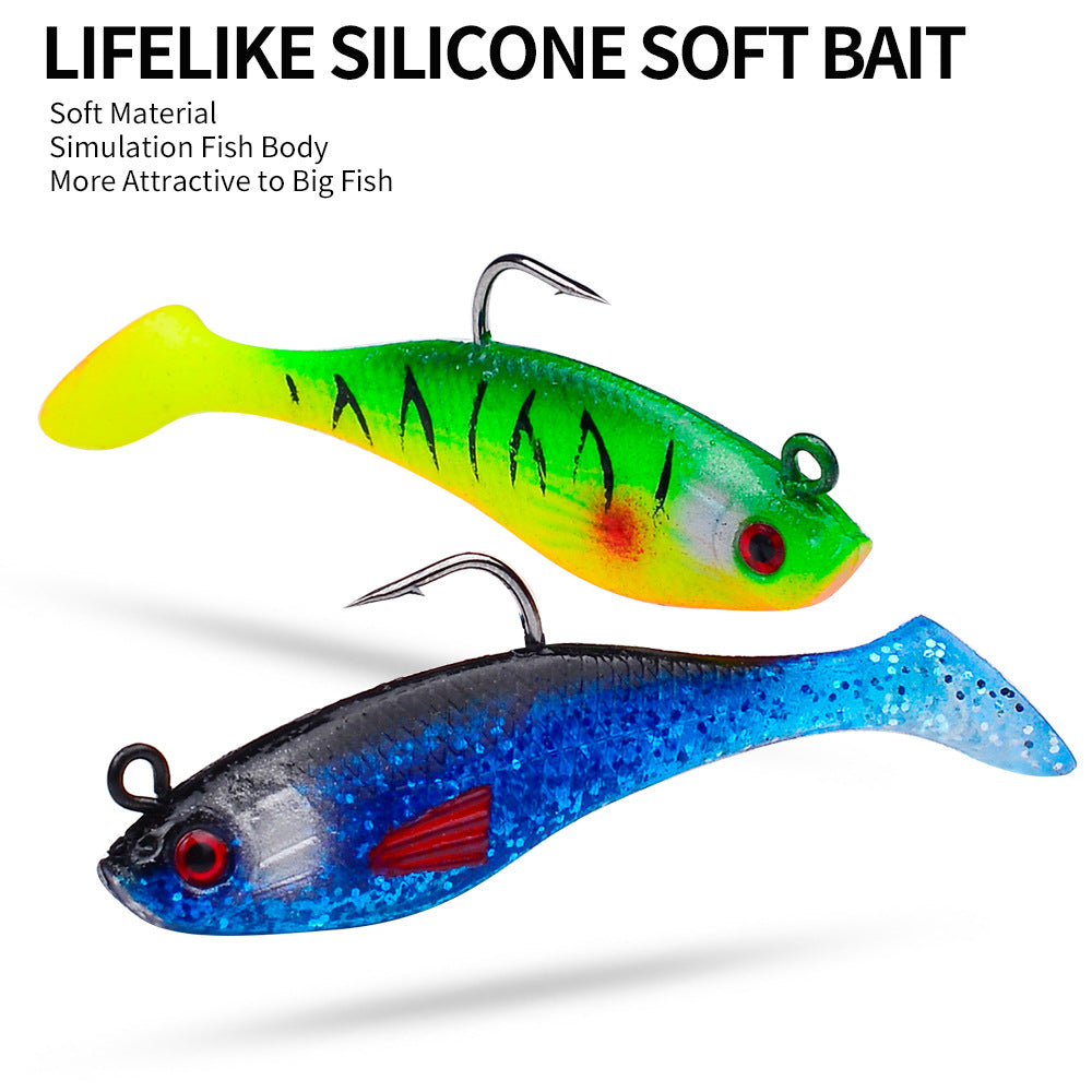 DW-6088 Jig Head Lures – Lead Head Jig with Soft Body – Bulk Order