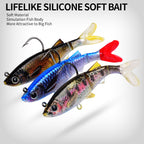 DW-6093 Jig Head Lures – Lead Head Jig with Soft Body – Bulk Order