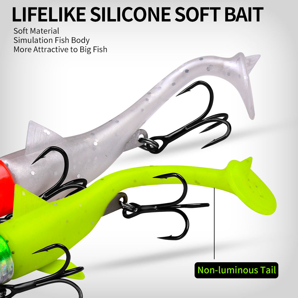 DW-6083 Jig Head Lures – Lead Head Jig with Soft Body – Bulk Order