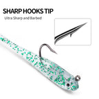 DW-6090 Jig Head Lures – Lead Head Jig with Soft Body – Bulk Order