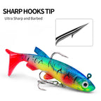 DW-6087 Jig Head Lures – Lead Head Jig with Soft Body – Bulk Order