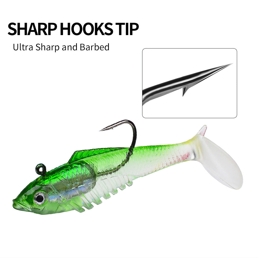 DW-6086 Jig Head Lures – Lead Head Jig with Soft Body – Bulk Order