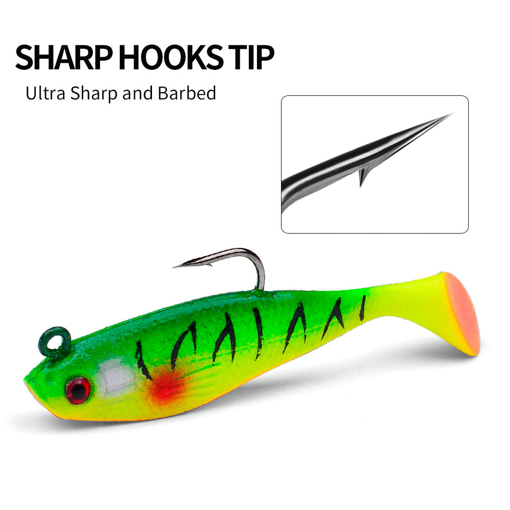 DW-6088 Jig Head Lures – Lead Head Jig with Soft Body – Bulk Order